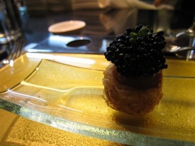 bo - smokedquailegg taro crust avruga caviar.jpg